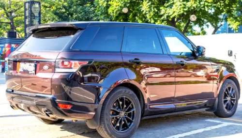 PET Gloss Shifting Red to Black Car Vinyl Wrap review 