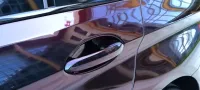 PET Gloss Shifting Red to Black Car Vinyl Wrap review 0