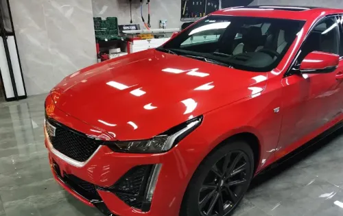  Super Gloss Candy Red Car Vinyl Wrap review 