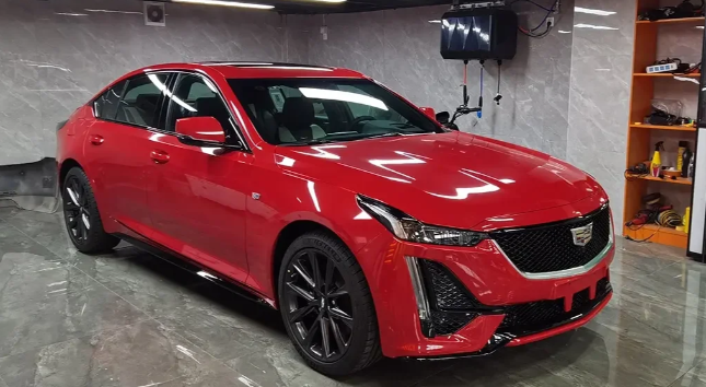  Super Gloss Candy Red Car Vinyl Wrap review 1