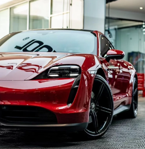  Super Gloss Candy Red Car Vinyl Wrap review 