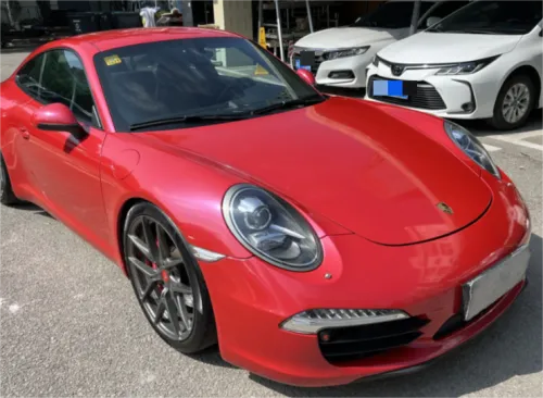  Super Gloss Candy Red Car Vinyl Wrap review 