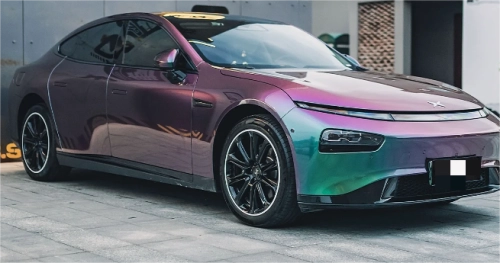 Gloss Metallic Green Galaxy Car Vinyl Wrap review 