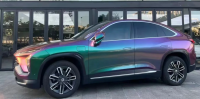 Gloss Metallic Green Galaxy Car Vinyl Wrap review 0
