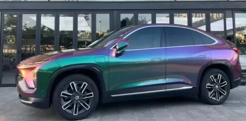 Gloss Metallic Green Galaxy Car Vinyl Wrap review 