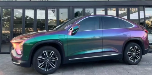 Gloss Metallic Green Galaxy Car Vinyl Wrap review 