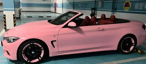 Gloss Rouge Pink Car Vinyl Wrap review 