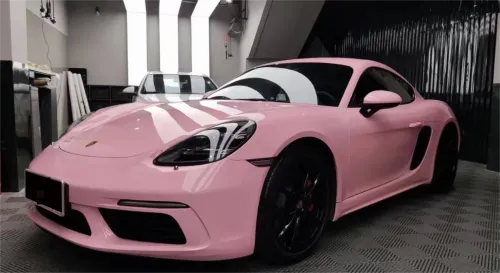Gloss Rouge Pink Car Vinyl Wrap review 