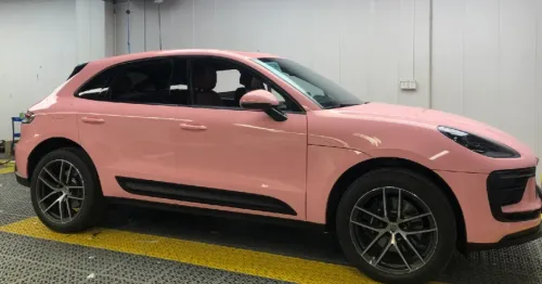 Gloss Rouge Pink Car Vinyl Wrap review 