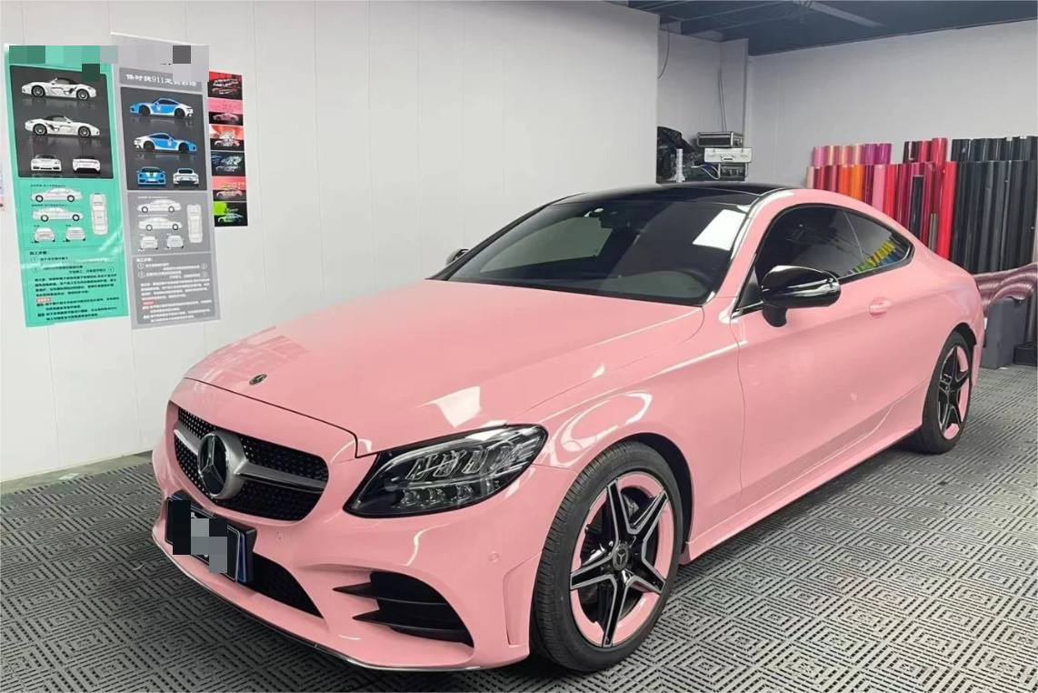 Gloss Rouge Pink Car Vinyl Wrap review 0
