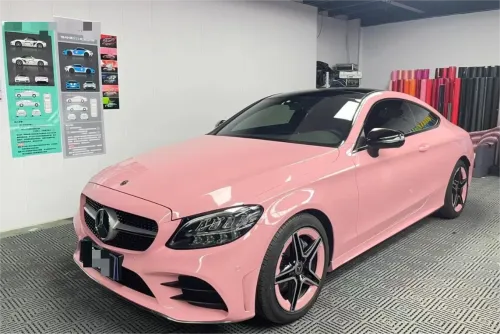 Gloss Rouge Pink Car Vinyl Wrap review 