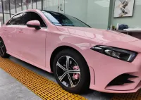 Gloss Rouge Pink Car Vinyl Wrap review 0