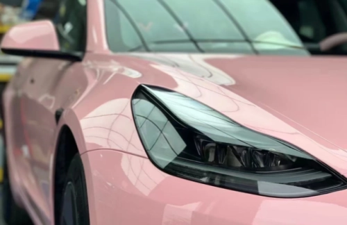 Gloss Rouge Pink Car Vinyl Wrap review 