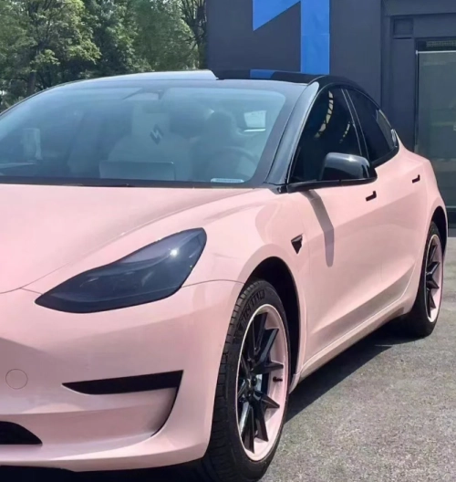 Gloss Rouge Pink Car Vinyl Wrap review 