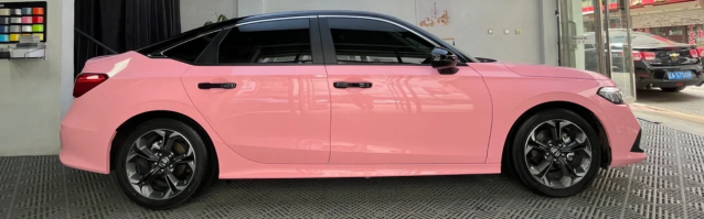 Gloss Rouge Pink Car Vinyl Wrap review 0