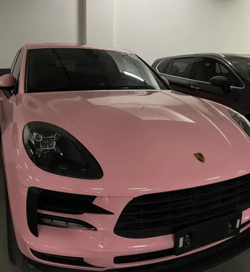 Gloss Rouge Pink Car Vinyl Wrap review 