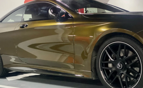 Gloss Metallic Midnight Gold Car Vinyl Wrap review 
