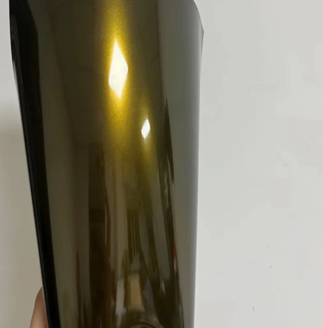 Gloss Metallic Midnight Gold Car Vinyl Wrap review 0