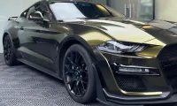 Gloss Metallic Midnight Gold Car Vinyl Wrap review 0