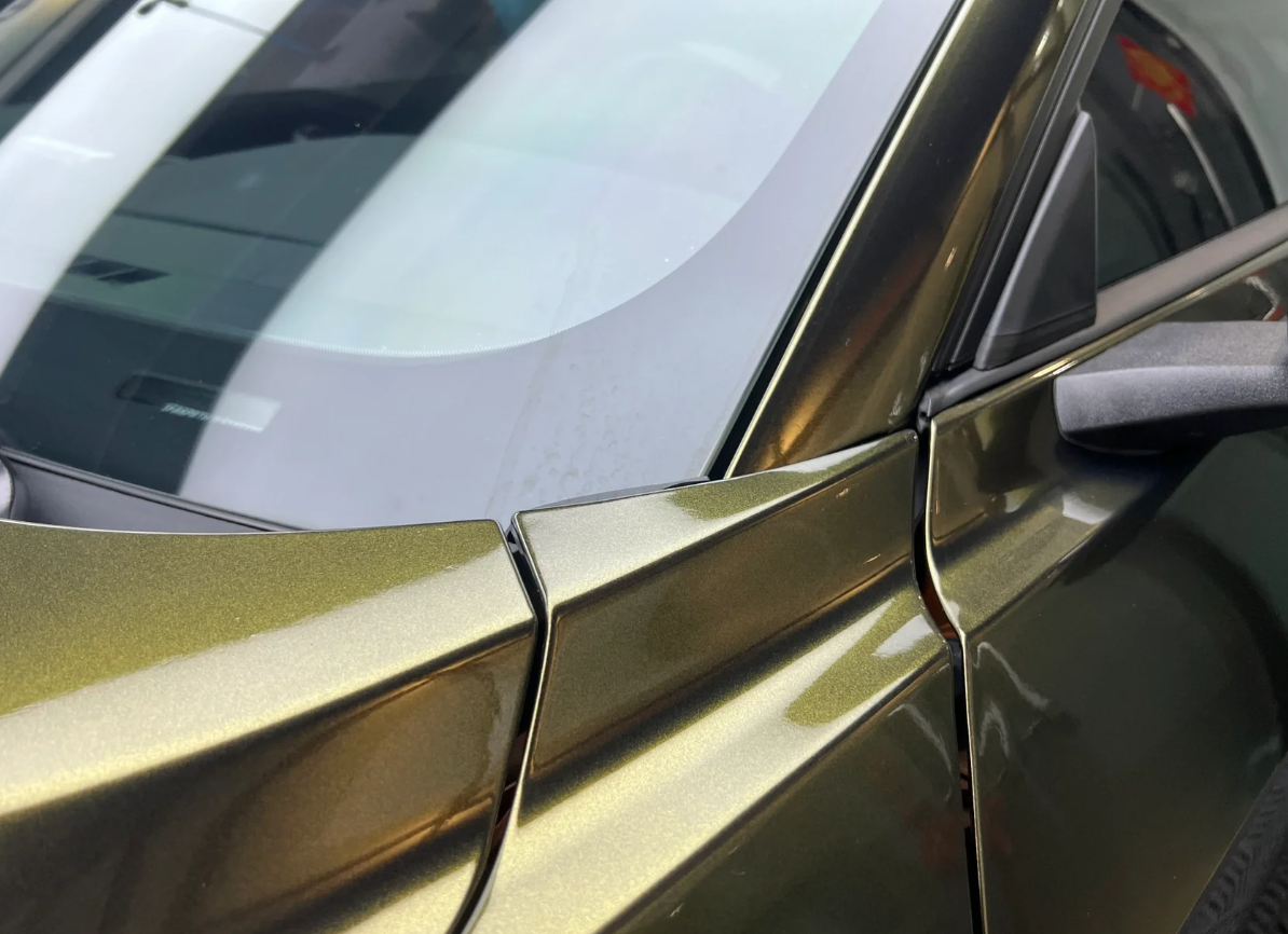 Gloss Metallic Midnight Gold Car Vinyl Wrap review 0