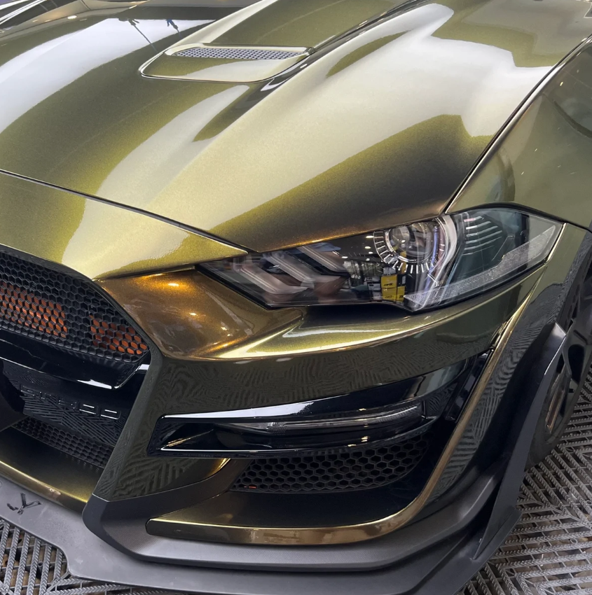 Gloss Metallic Midnight Gold Car Vinyl Wrap review 1