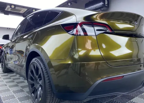Gloss Metallic Midnight Gold Car Vinyl Wrap review 
