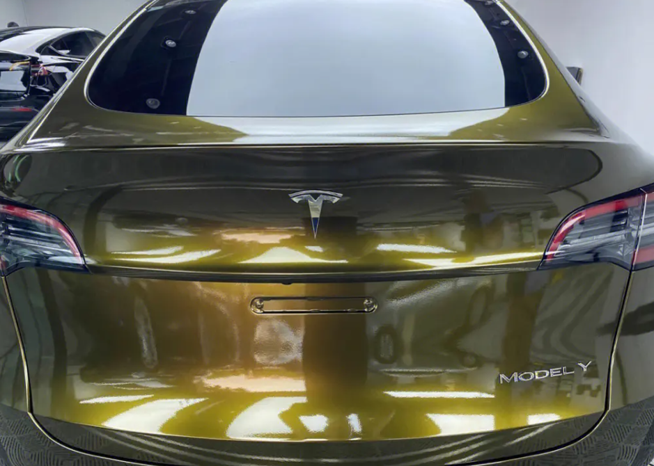 Gloss Metallic Midnight Gold Car Vinyl Wrap review 0