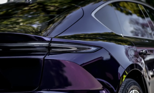 PET Gloss Metallic Midnight Purple Car Vinyl Wrap review 1