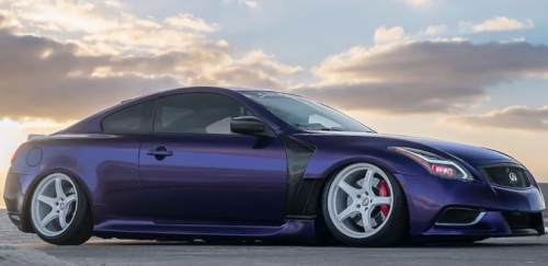 PET Gloss Metallic Midnight Purple Car Vinyl Wrap review 