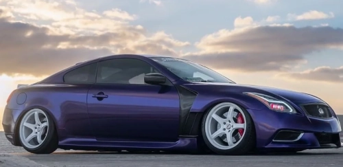 PET Gloss Metallic Midnight Purple Car Vinyl Wrap review 