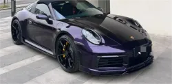 PET Gloss Metallic Twilight Purple Car Vinyl Wrap review BGees