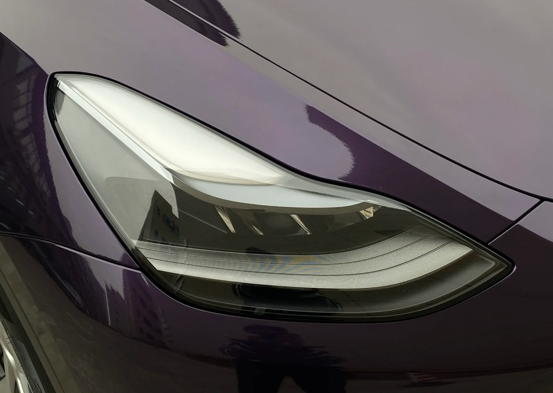 PET Gloss Metallic Twilight Purple Car Vinyl Wrap review 1