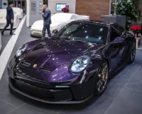PET Gloss Metallic Twilight Purple Car Vinyl Wrap review 0