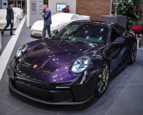 PET Gloss Metallic Twilight Purple Car Vinyl Wrap review 