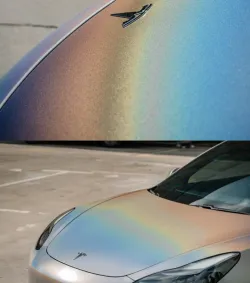 Matte Laser Grey Car Vinyl Wrap review Aapzom