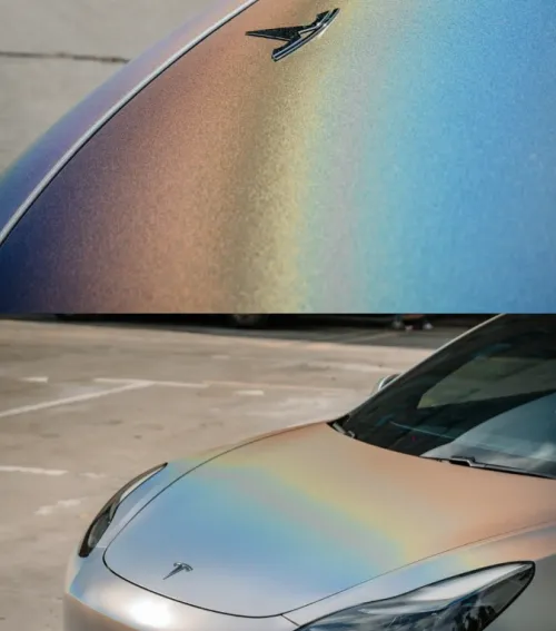 Matte Laser Grey Car Vinyl Wrap review 