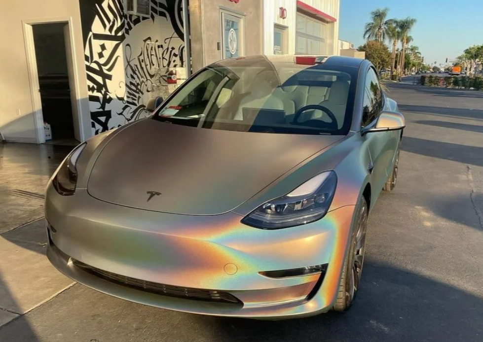 Matte Laser Grey Car Vinyl Wrap review Arnold S.