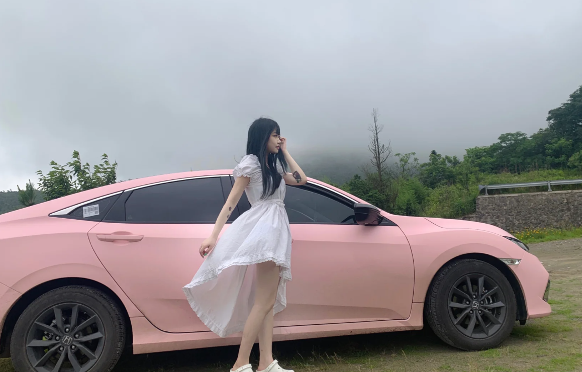  Super Matte Rose Pink Car Vinyl Wrap review 0