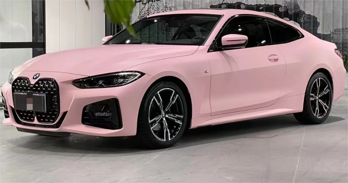  Super Matte Rose Pink Car Vinyl Wrap review 0