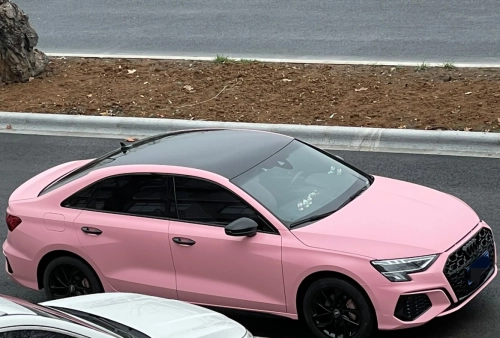  Super Matte Rose Pink Car Vinyl Wrap review 