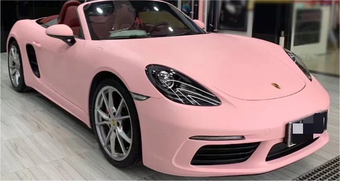  Super Matte Rose Pink Car Vinyl Wrap review 0