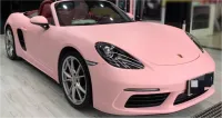  Super Matte Rose Pink Car Vinyl Wrap review 0
