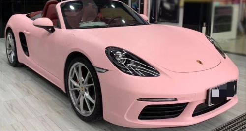  Super Matte Rose Pink Car Vinyl Wrap review 