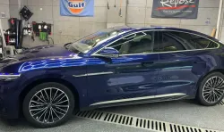 Gloss Metallic Tanzanite Blue Car Vinyl Wrap [BMW OEM Color] review Ahhh