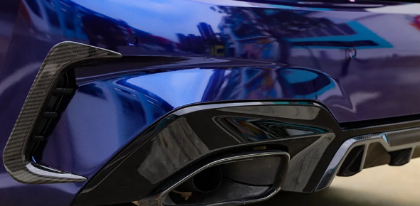 Gloss Metallic Tanzanite Blue Car Vinyl Wrap [BMW OEM Color] review Big T 02