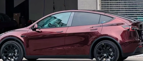 Gloss Metallic Black Rose Car Vinyl Wrap review 