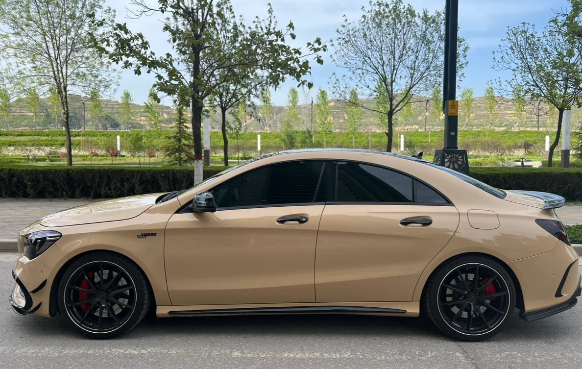 Super Gloss Sandstorm Yellow Desert Yellow Car Vinyl Wrap review 0