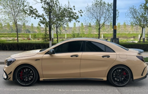 Super Gloss Sandstorm Yellow Desert Yellow Car Vinyl Wrap review 