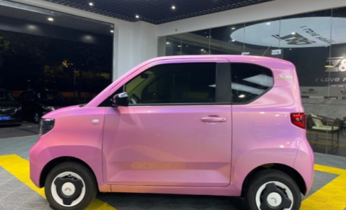Rainbow Holographic Pink Car Vinyl Wrap review 