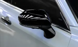 Gloss Diamond Gray Blue Car Vinyl Wrap review Trevor wallace 02